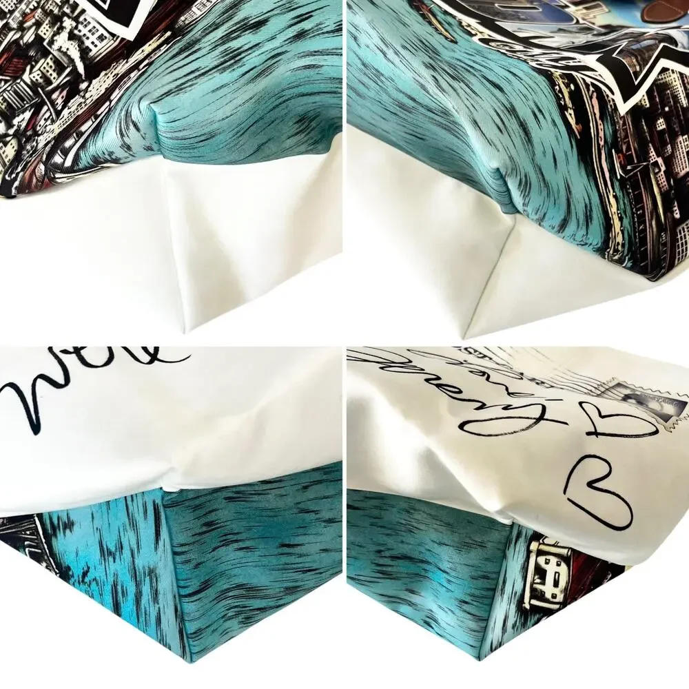 Longchamp x Jeremy Scott Le Pliage Greetings New York Travel Tote New